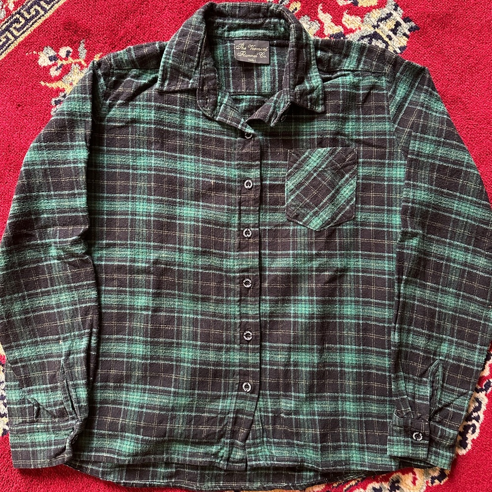 The Vermont Flannel Co Plaid Shirt, Unisex, Size S